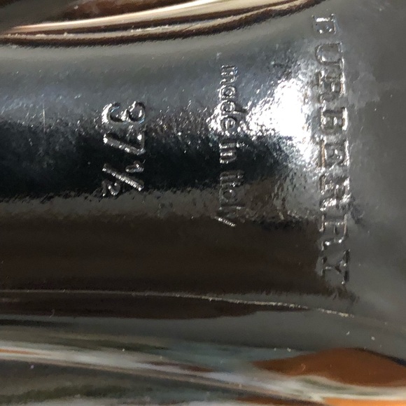 Authentic Black Patent Leather Burberry Booties - Picture 6 of 8